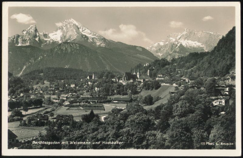 Berchtesgaden with Watzmann and Hochkalter Germany