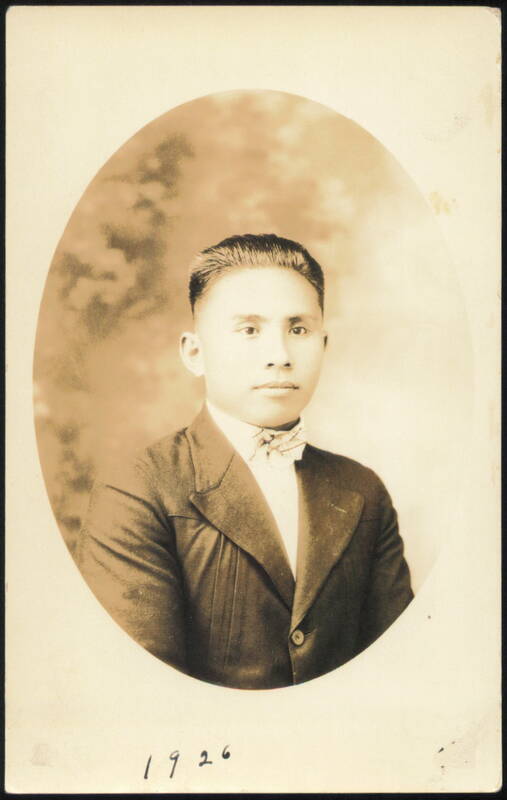 Young Man in Suit and Bow Tie, 1926 Men