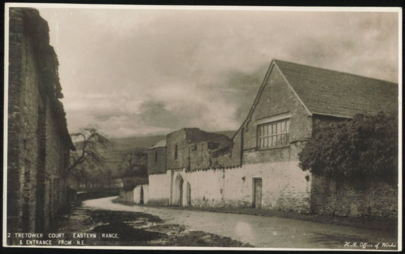 Tretower Court, Eastern Range & Entrance United Kingdom