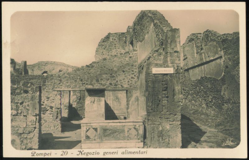 Pompeii - Grocery Store Ruins Italy A. Baldi