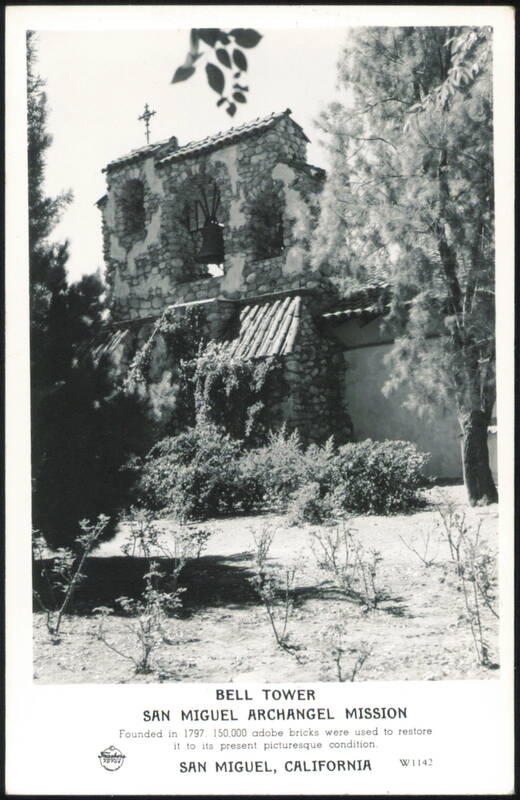 Bell Tower, San Miguel Archangel Mission California