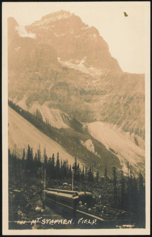 Mount Stephen, Field, Canadian Pacific Railway BC Canada