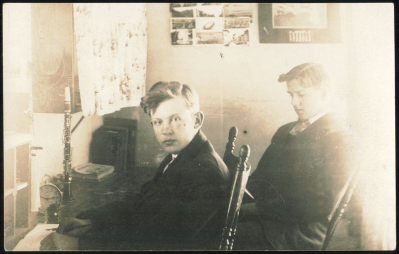 Two Young Men, Clarinet, Gale College