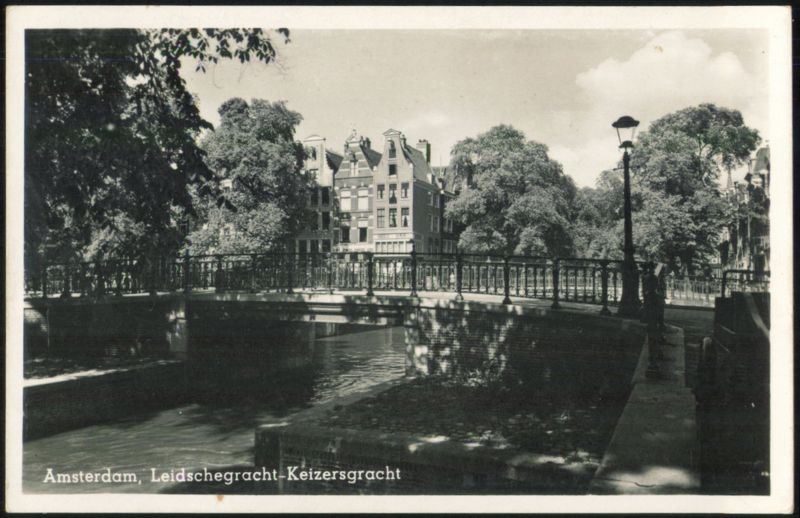 Leidschegracht-Keizersgracht Canal View Amsterdam Netherlands