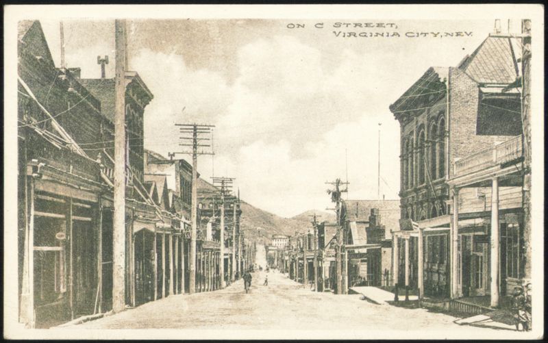 On C Street Virginia City Nevada