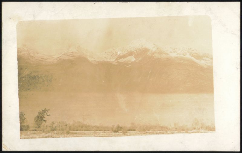 Snow-Capped Mountain Range Landscape Photographic Art