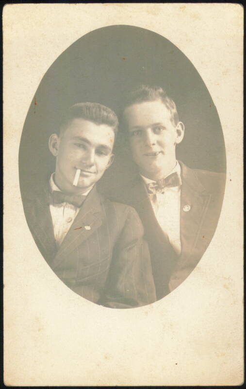 Gurnie & Newman, Two Young Men, Cigarette