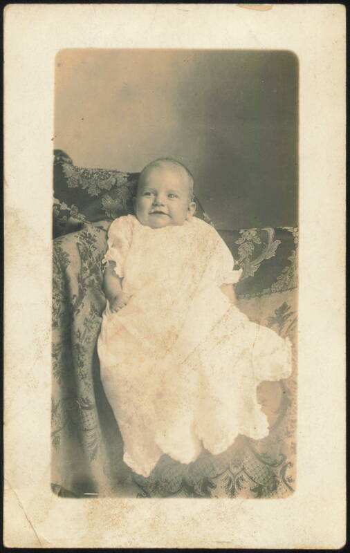 Baby Margaret Lou Mace, 3 Months Old Portrait Babies