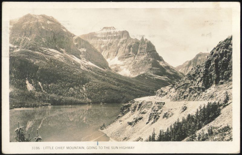 Little Chief Mountain, Going to the Sun Highway Montana