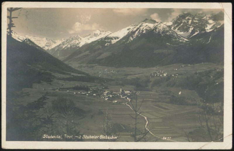 Stubaital, Tirol with Stubaier Glacier Austria