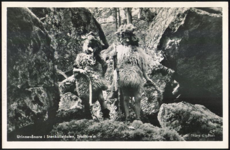 Trolls in Stenkälledalen, Sweden Thure Elgåsen