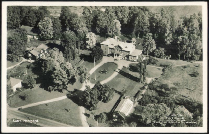 Sätra Herrgård Aerial View Sweden