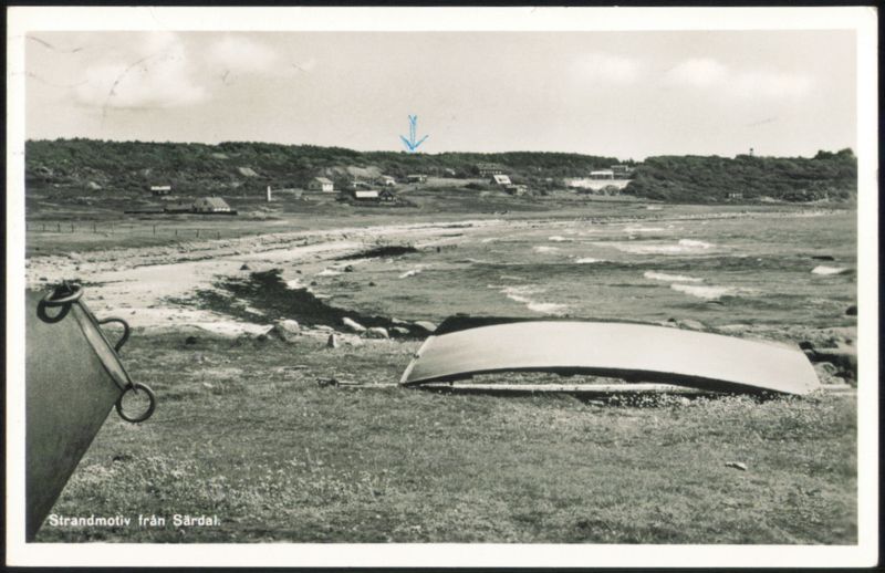 Strandmotiv från Särdal Sweden