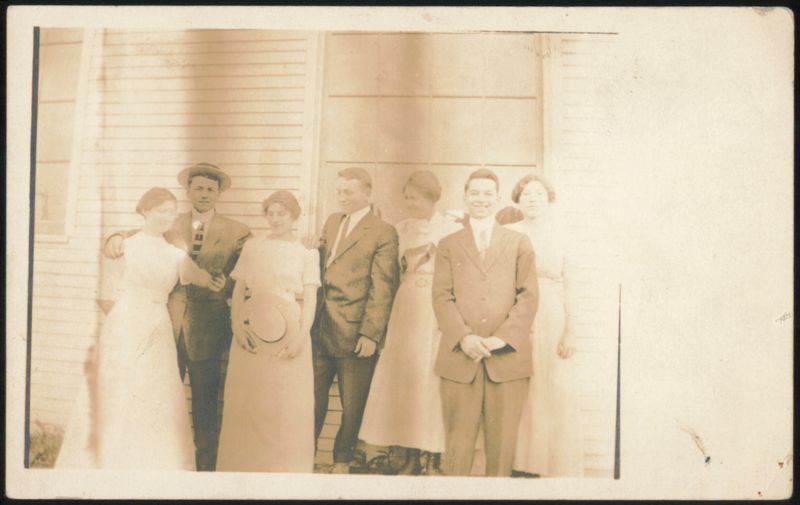 Group Portrait of Seven People York Pennsylvania