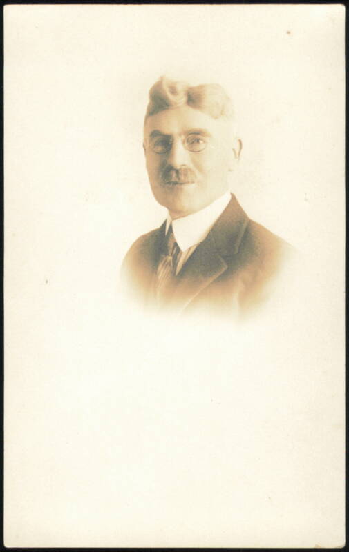 Man with Mustache & Glasses, Van Dyke Studio Men