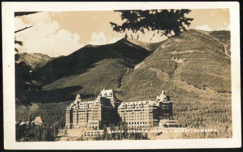 Banff Springs Hotel AB Canada Alberta