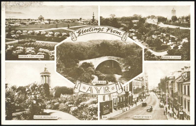 Greetings From Ayr Multi-View Scotland