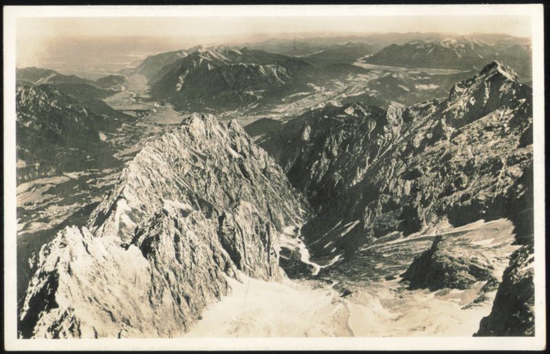 Bayerische Zugspitzbahn, Höllental, Waxenstein View Garmisch Germany