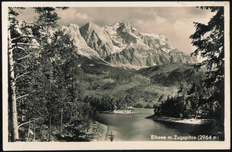 Eibsee with Zugspitze Mountain Garmisch-Partenkirchen Germany