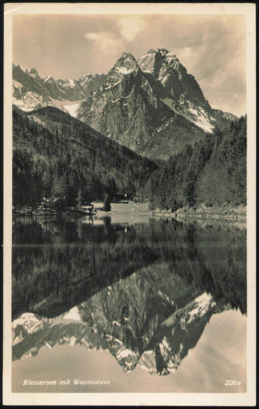Riessersee mit Waxenstein Garmisch-Partenkirchen Germany