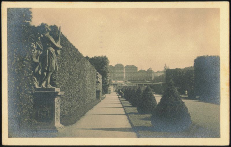 Belvedere Palace Gardens Vienna Austria