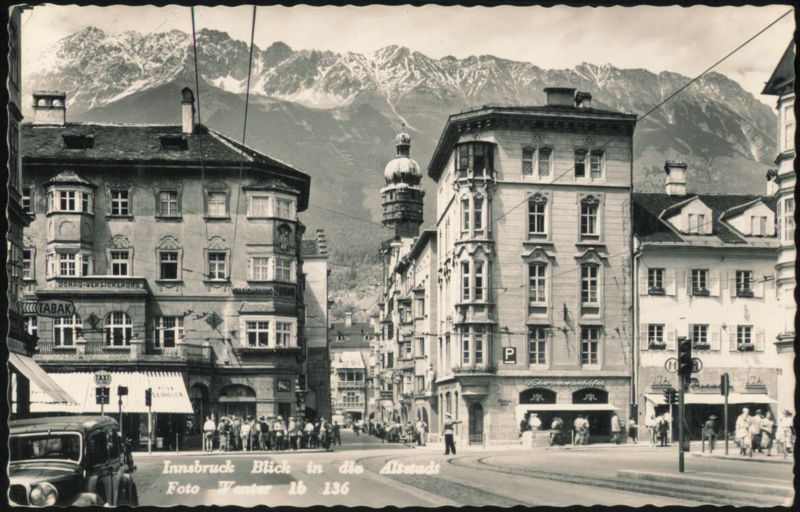 Innsbruck Old Town View, Mountains Austria Wenter