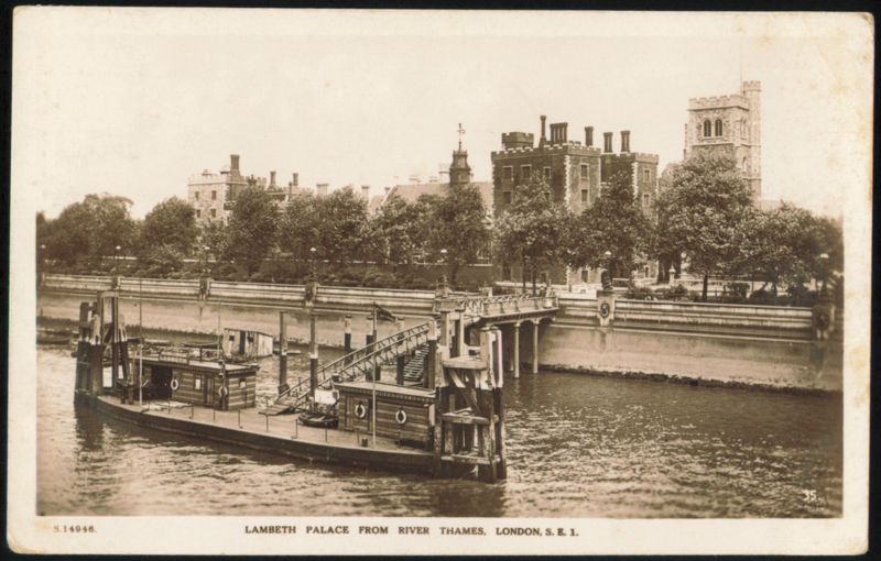 Lambeth Palace from River Thames London United Kingdom