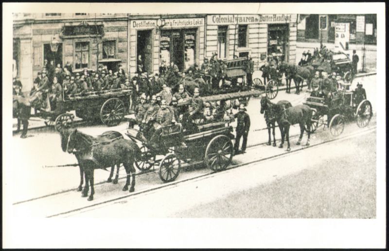 Berlin Fire Department Parade, 1892 Germany