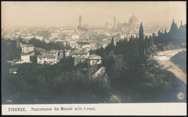 Panorama from Monte alle Croci Florence Italy
