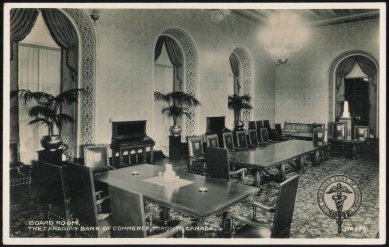 Board Room, Canadian Bank of Commerce Toronto Canada