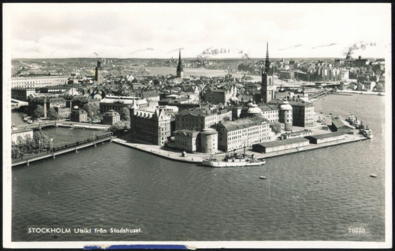 Stockholm View from City Hall Sweden