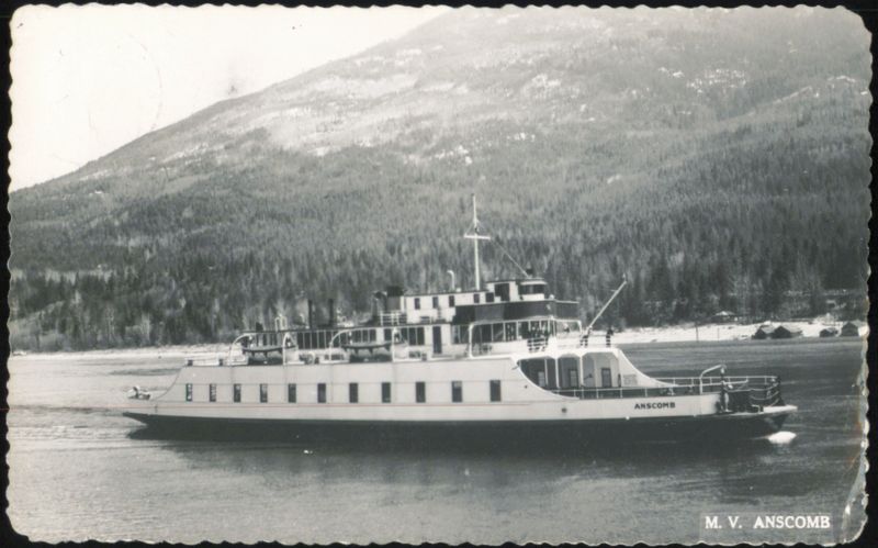 M. V. Anscomb Ferry on Kootenay Lake Balfour BC Canada