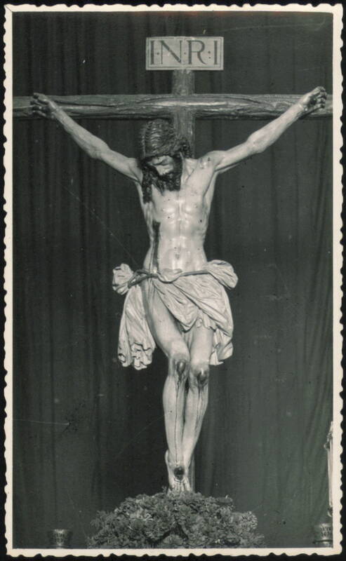 Crucifixion Statue of Jesus Christ, INRI Sevilla Spain
