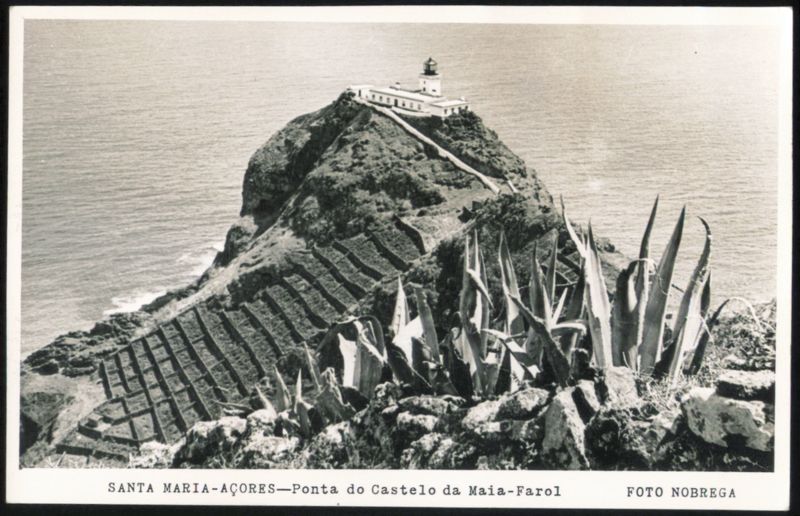 Ponta do Castelo da Maia Lighthouse Santa Maria Portugal