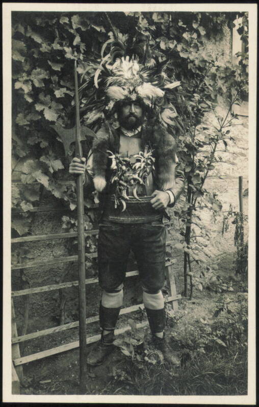 Merano, Guardia del Campi Costumed Man Italy