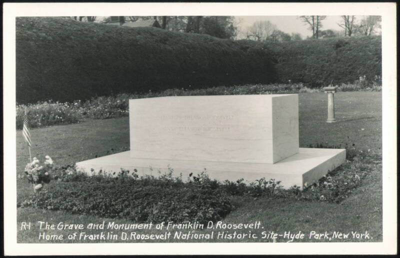 Grave and Monument of Franklin D. Roosevelt Hyde Park New York
