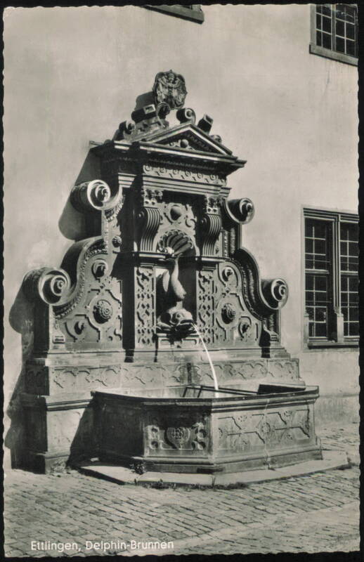 Dolphin Fountain Ettlingen Germany Hennebold/Kriser