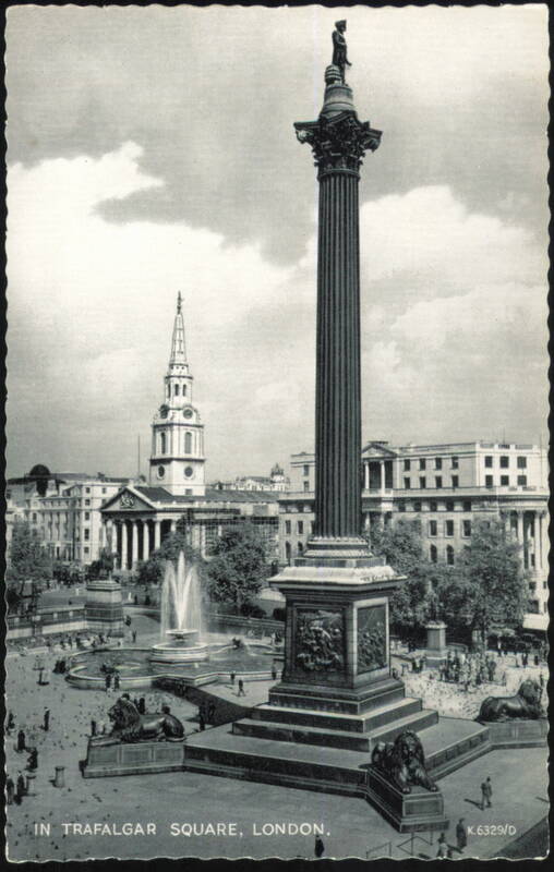 Nelson Column, Trafalgar Square London United Kingdom