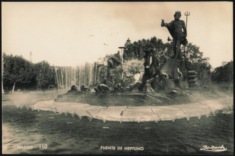 Neptune Fountain, Madrid Spain A. Zerkowitz