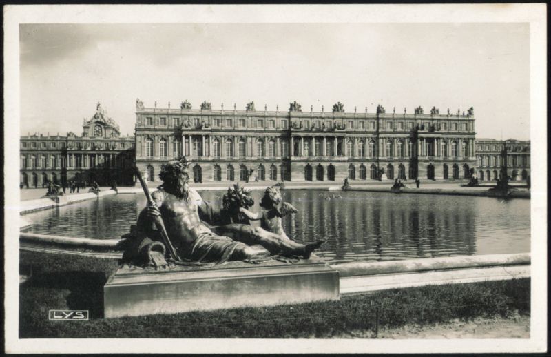 View on the Terrace with Fountain Versailles France