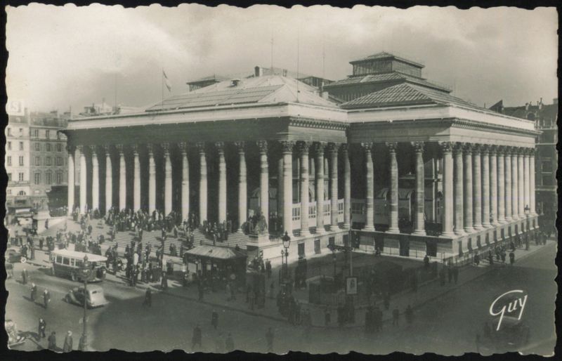 Bourse des valeurs Paris France Guy