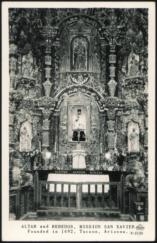 Altar and Reredos, Mission San Xavier Tucson Arizona
