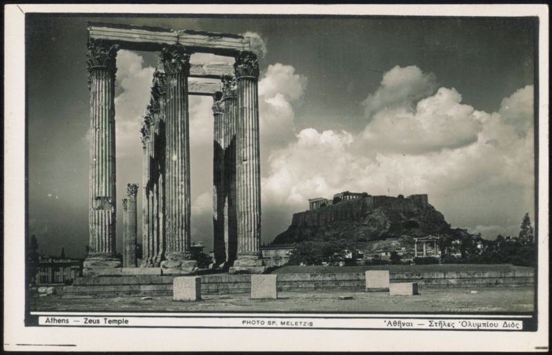 Temple of Olympian Zeus, Acropolis Athens Greece SP. MELETZIS