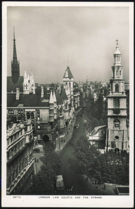 Law Courts and The Strand London United Kingdom