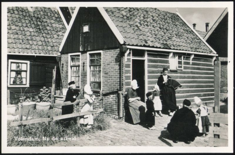 Na de arbeid Volendam Netherlands