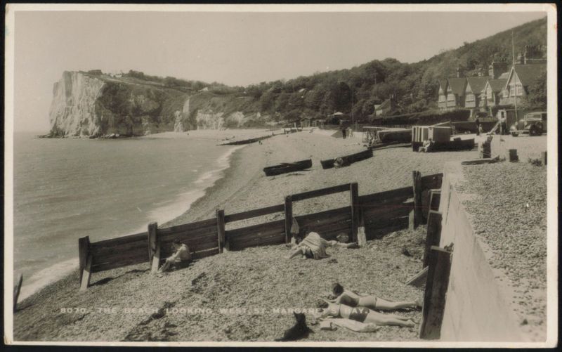 The Beach Looking West, St. Margaret's Bay United Kingdom