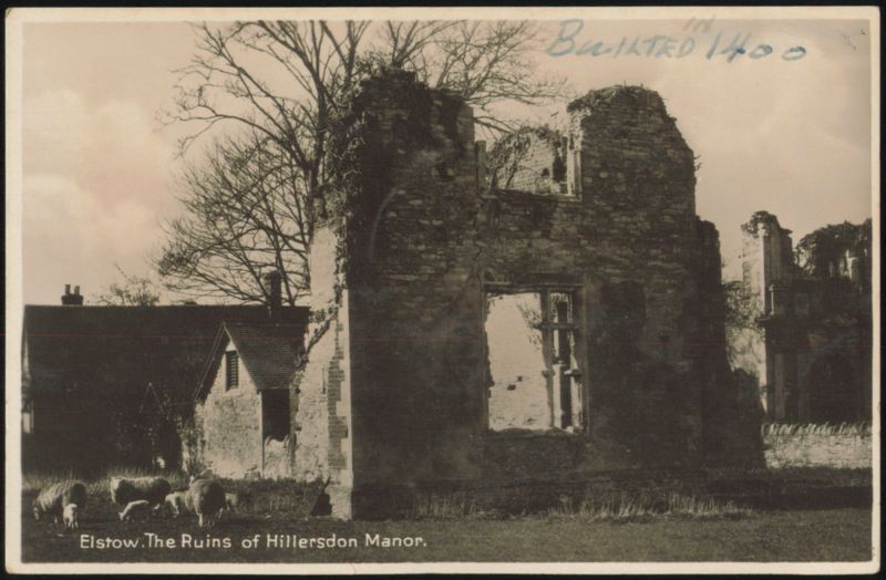 Ruins of Hillersdon Manor Elstow United Kingdom