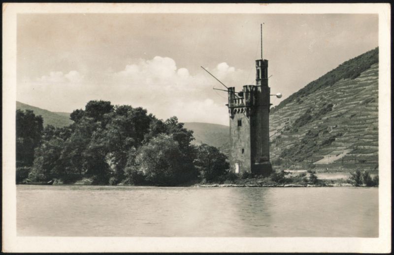 Der Rhein, Mäuseturm b. Bingen Germany