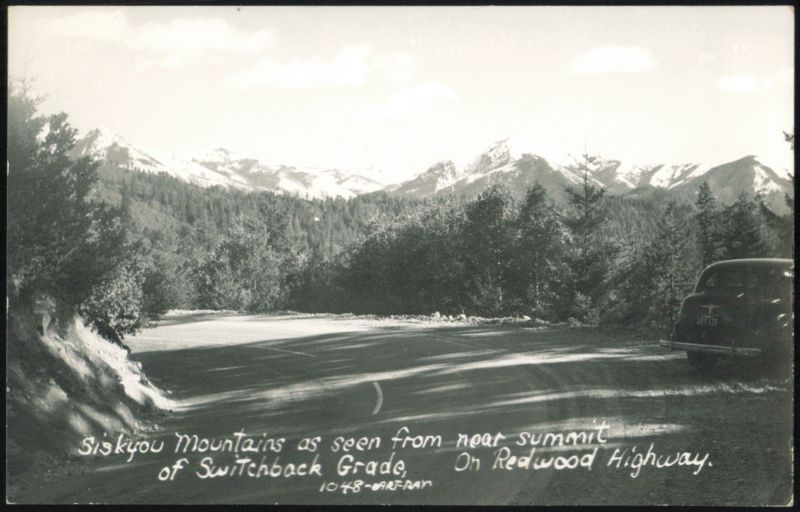 Siskiyou Mountains, Switchback Grade, Redwood Hwy GARFRAY