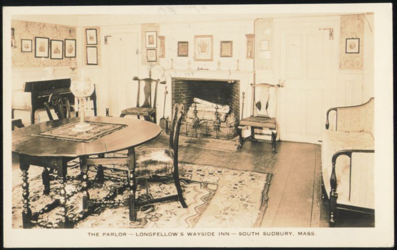 The Parlor - Longfellow's Wayside Inn Sudbury Massachusetts